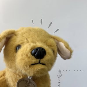 عروسک سگ قهوه‌ ای