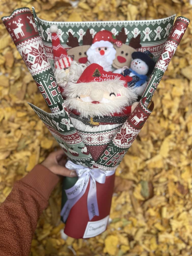 قیمت دسته گل بابانوئل کریسمی