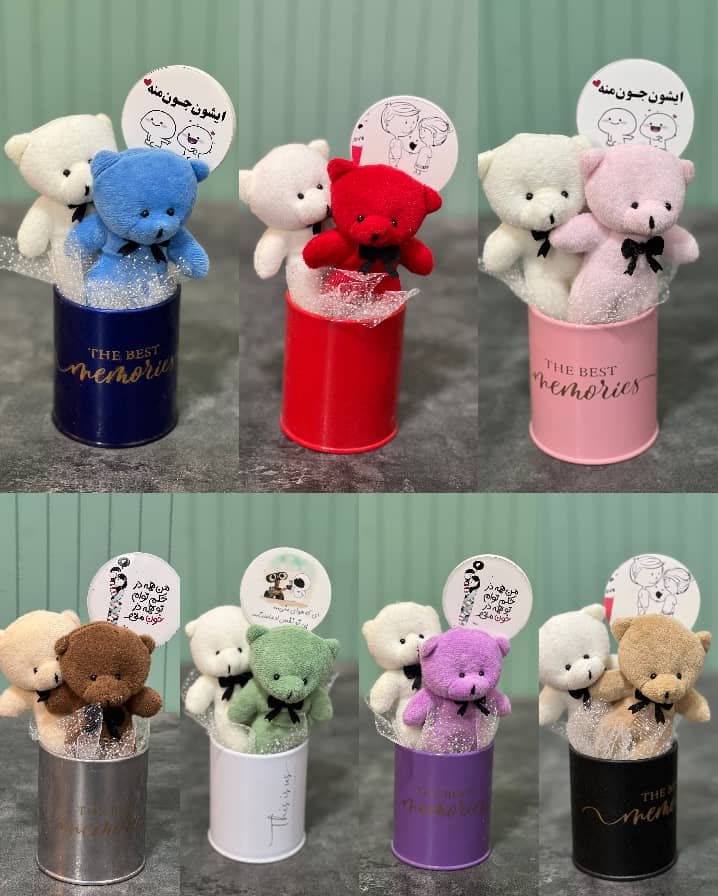 خرید پک رومیزی خرسی 2 تایی